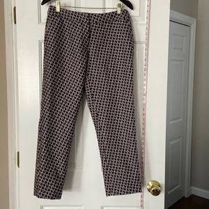 LOFT Floral Ankle Pants - 4